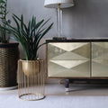 Flower Stand Gold Plant Stand for Indoors Modern Flower Stand in Large
