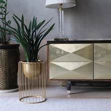 Load image into Gallery viewer, Flower Stand Gold Plant Stand for Indoors Modern Flower Stand in Large
