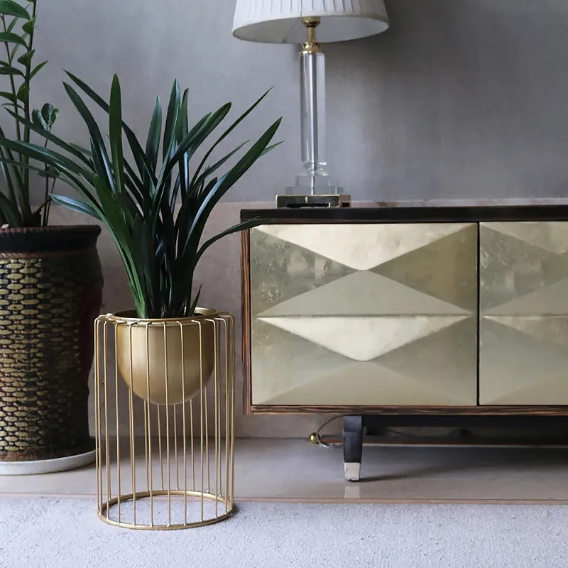 Flower Stand Gold Plant Stand for Indoors Modern Flower Stand in Large