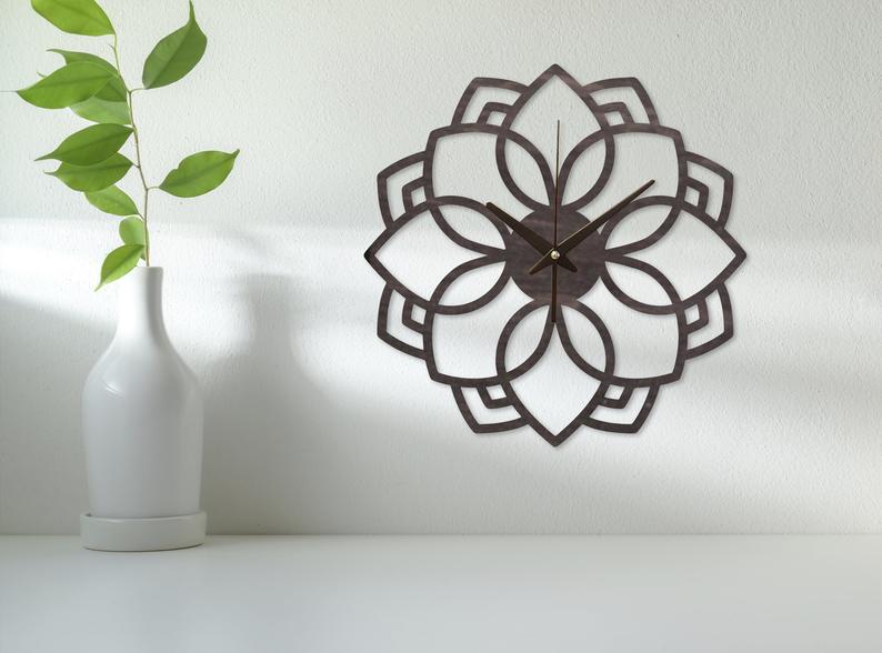 Flower Wall Clock