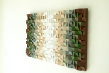 Load image into Gallery viewer, Green Earth Handmade Wood Mosaic Wall Decor
