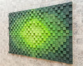 Green Earth Wood Mosaic Wall Decor