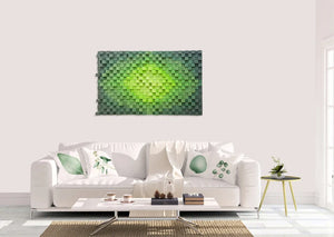 Green Earth Wood Mosaic Wall Decor