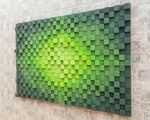 Load image into Gallery viewer, Green Earth Wood Mosaic Wall Decor
