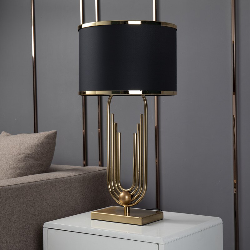 Modern Contemporary Black Table Lamp Home Decor