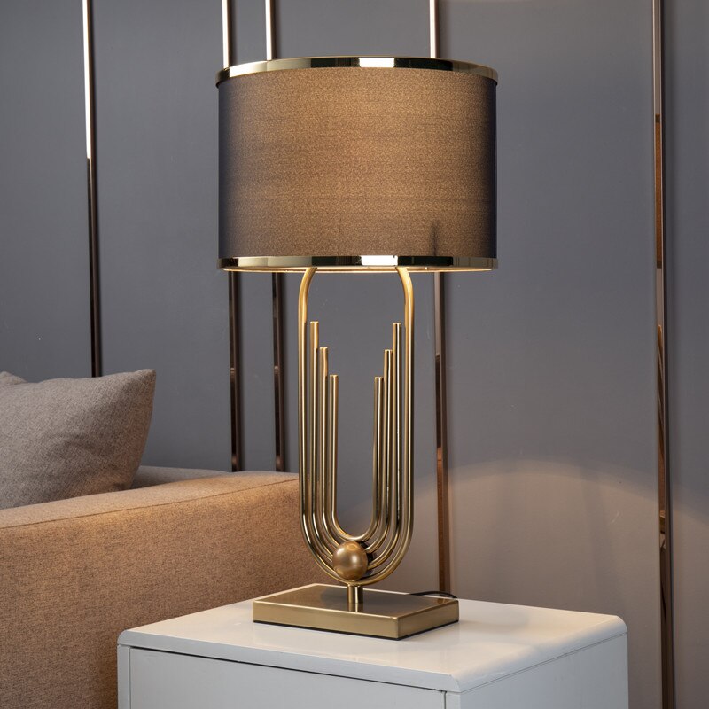 Modern Contemporary Brown Table Lamp Home Decor