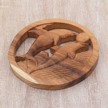 Load image into Gallery viewer, Hand Carved Teak Wood Dolphin
