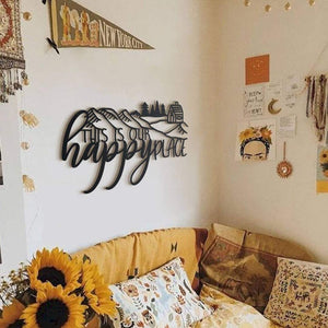 Happy Place  Wall Hanging