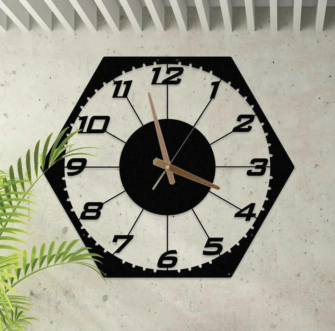 Octagon Wall Clock