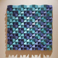 Lavender Love Wood Mosaic Wall Decor