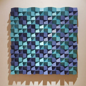 Lavender Love Wood Mosaic Wall Decor