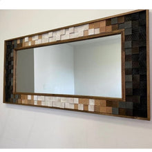 Load image into Gallery viewer, Gorgeous Wood Mirror Mosaic Wall Decor
