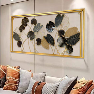 Flower Design Metal Wall Hanging