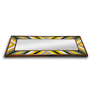 Unique Garden Style Preserved Moss Wall Mirror