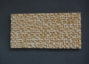 Wood Wall Sculpture Wood Mosaic Wall Decor