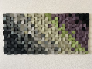 Lunkho E Dosare Wood Mosaic Wall Decor