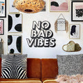 No Bad Vibes Wall Hanging