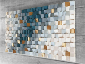 Margarita Wood Mosaic Wall Decor