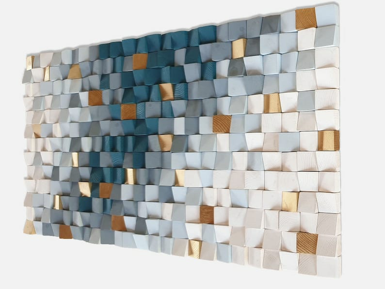 Margarita Wood Mosaic Wall Decor