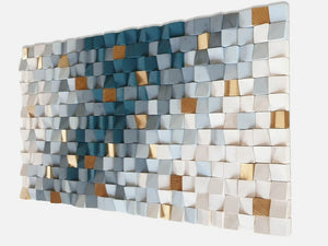 Margarita Wood Mosaic Wall Decor