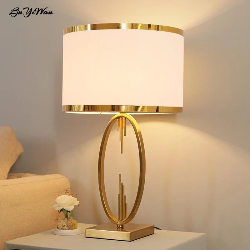 Modern Pipe Shape Table Lamp Home Decor