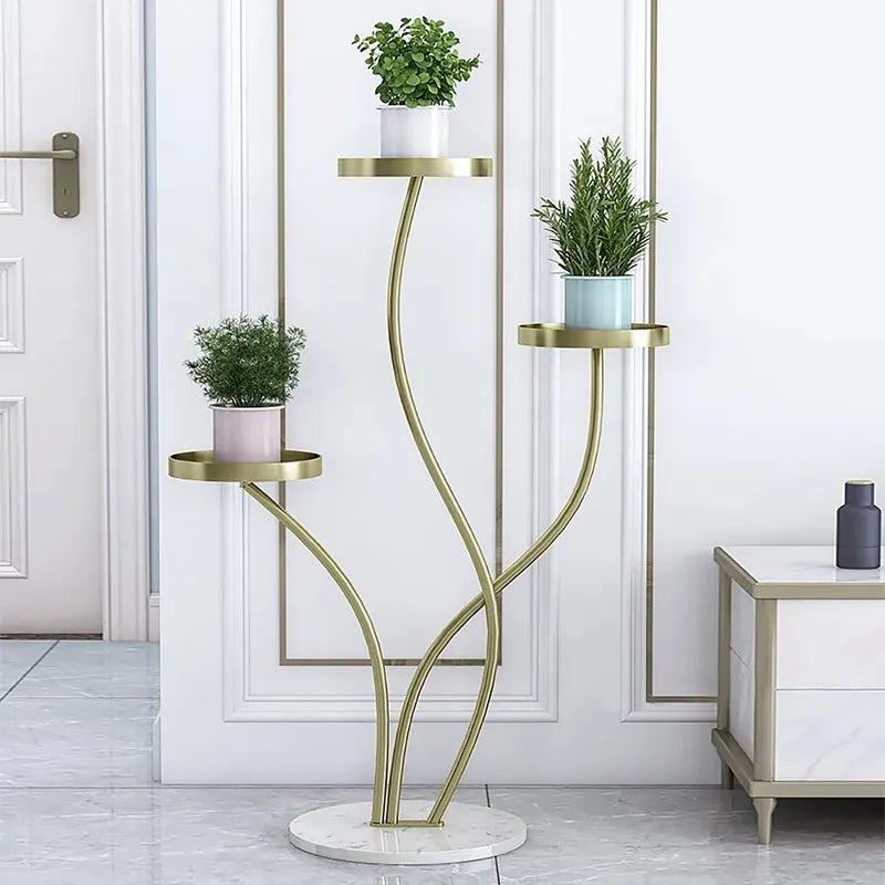 Metal plant sales stand