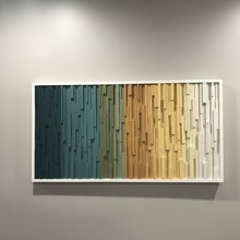 Load image into Gallery viewer, PASTEL PLANK WOOD MOSAIC WALL DECOR
