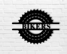 Load image into Gallery viewer, Personalized Mountain Bike Monogram Wall Decor
