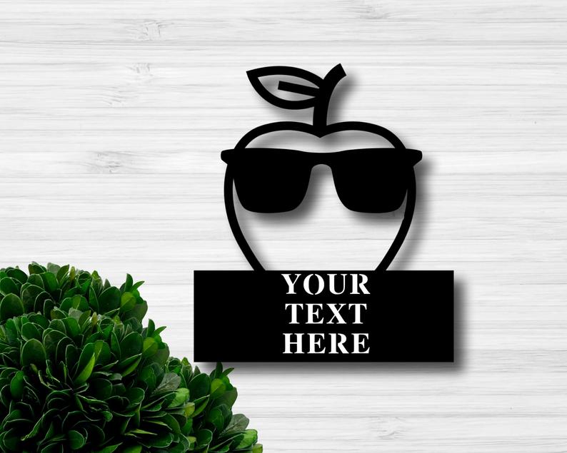 Personalized Teacher Sign Wall Decor