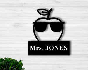 Personalized Teacher Sign Wall Decor