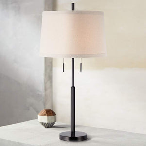 Modern Contemporary Black Single Stand Table Lamp Home Decor