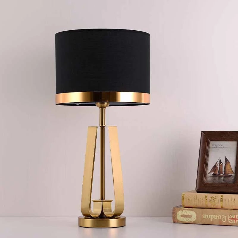 Stunning Black Luxury Gold Plating Table Lamp Home Decor