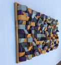 Rock N Roll Wood Mosaic Wall Decor