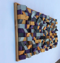 Load image into Gallery viewer, Rock N Roll Wood Mosaic Wall Decor

