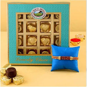 Rakhi With Handmade Chocolates