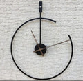 Wonderful Black Metal Wall Clock