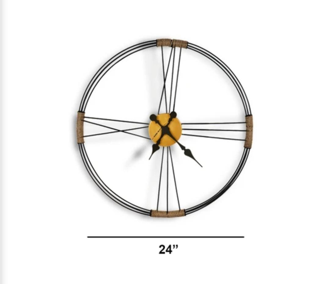 Attractive Metal Wall Clock