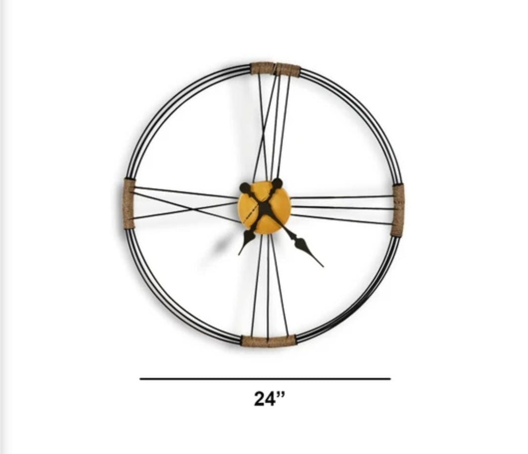 Attractive Metal Wall Clock