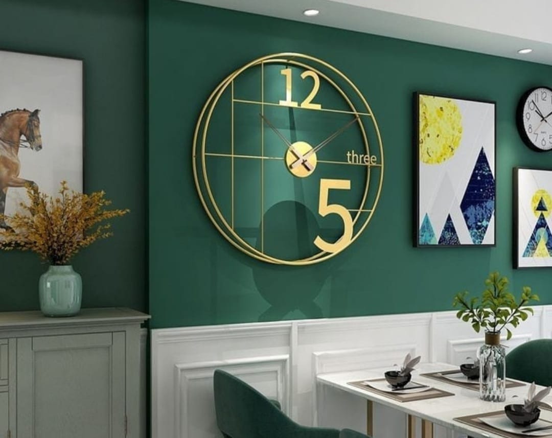 Unique Metal Wall Clock