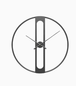 Wonderful Black Metal Wall Clock