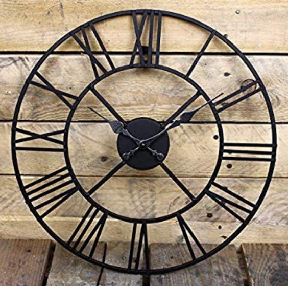 Beautiful Roman Metal Wall Clock