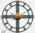 Attractive Round Design Metal Wall Clock