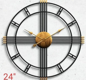 Attractive Round Design Metal Wall Clock