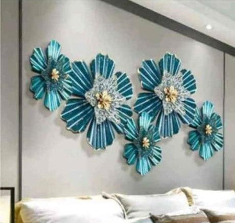 Green Color Metal Wall Hanging