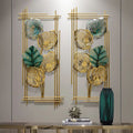 Gorgeous Metal Flower Wall Hanging (SET OF 2)