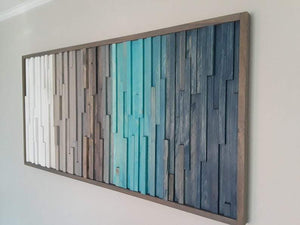 SHADES WOOD MOSAIC WALL DECOR