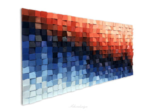 Santa Monica Wood Mosaic Wall Decor