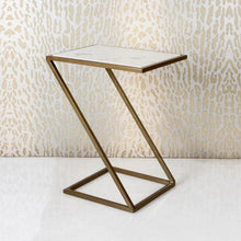 Load image into Gallery viewer, Slanting Chic Metal Side Table
