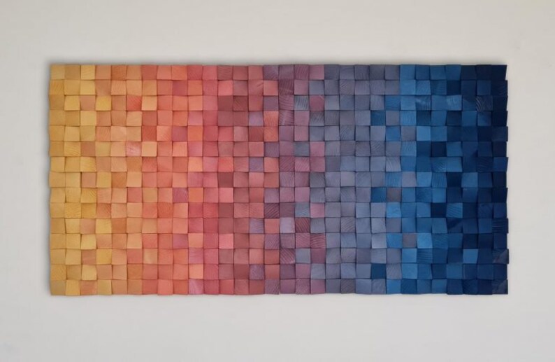 Splendid Yumthang Valley Wood Mosaic Wall Decor