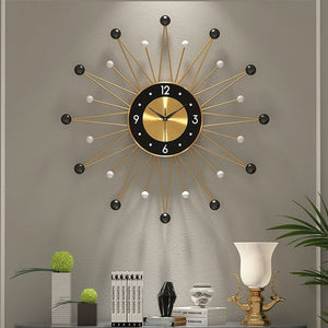 Star Design Metal Wall Clock